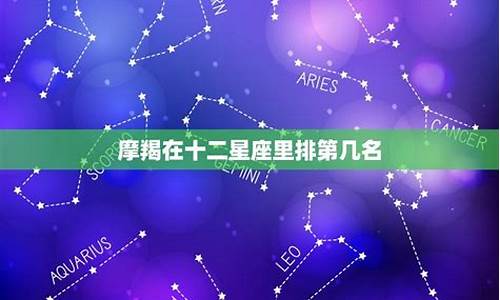 12星座摩羯座智商排名-十二星座摩羯座智